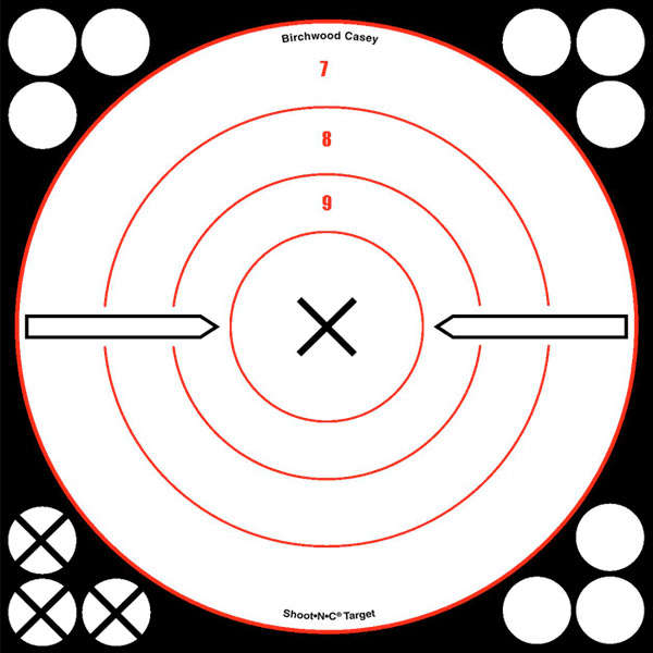 Targets Birchwood Casey Paper BIR 34019          SHOOT-N-C 12"BLLSYE WHT/BLK 5PK